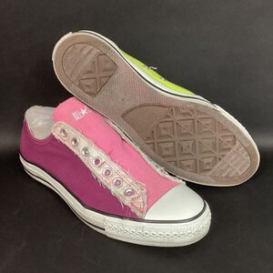 Converse CTAS NSC-Womens 11.5-Colorblock Pink-Purple/Green-No Laces 7B 08 12 S48